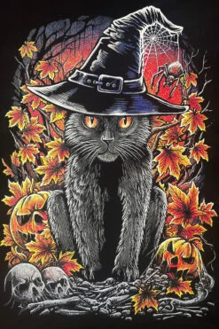 Witch's Familiar T-shirt -Vampirefreaks Sale Store gothic cat hoodie 22d8f08c 4a04 4774 a174 3060e8ad2b20