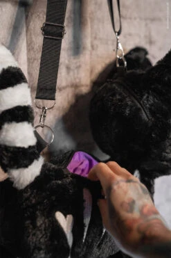 Skelekitty Purse -Vampirefreaks Sale Store gothic cat plush bag