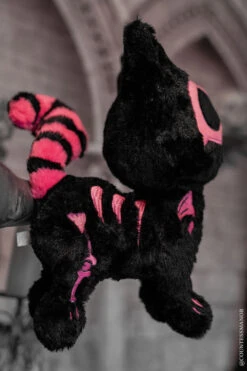 Pink Skelekitty Plush Toy [Limited Edition] -Vampirefreaks Sale Store gothic cat plushie