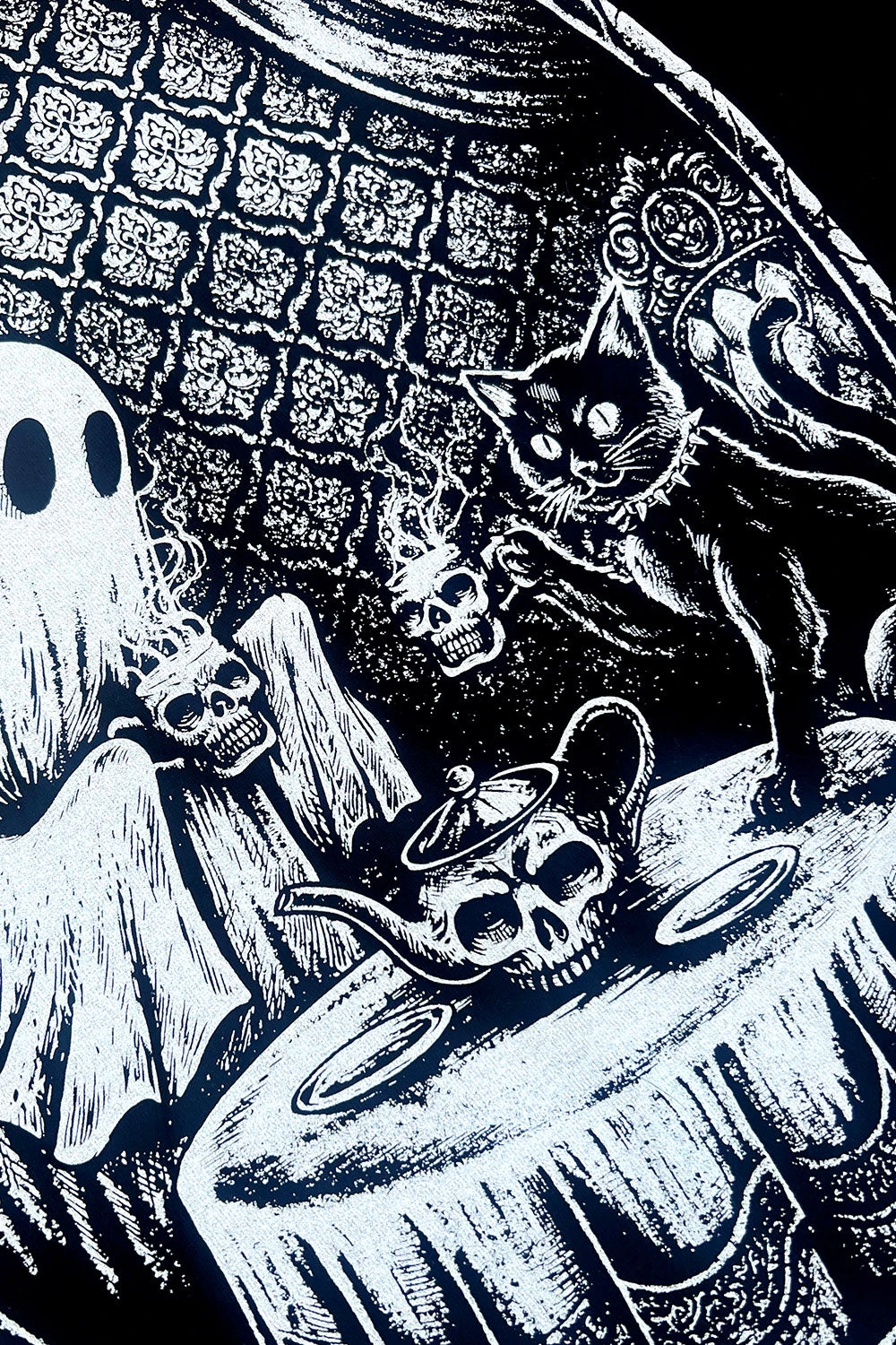 Ghostly Tea Time T-shirt 9 Ghostly Tea Time T-shirt - Image 9