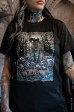 Lucky Cat Tarot T-shirt