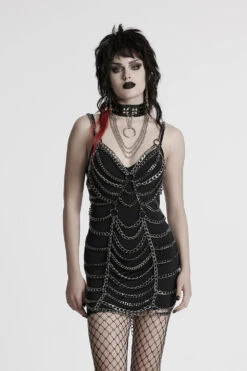 Calamity Chain Body Harness -Vampirefreaks Sale Store gothic chain dress