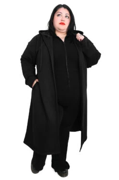 Long Line Open Hoodie [Unisex] -Vampirefreaks Sale Store gothic cloaks e9155591 c239 48f9 b97d 43c7b53f86fa