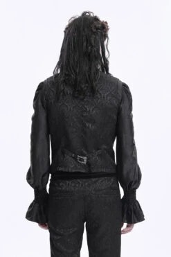 Black Bishop Vampire Goth Vest -Vampirefreaks Sale Store gothic clothes for men 3062c633 27ab 48a0 8835 f34355d465fd