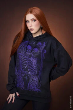 Til Death Do Us Part Hoodie [PURPLE] -Vampirefreaks Sale Store gothic clothes 230bd8c9 e72e 4543 a00c a1a763ab2b77