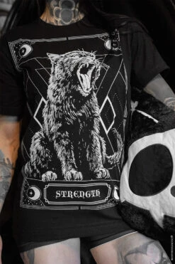 Strength Kitty Tarot T-shirt