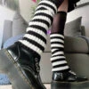 Love At First Bite Striped Leg Warmers [Black/White] -Vampirefreaks Sale Store gothic clothing store 3c0cd0f2 378a 4a18 986a 96d1870fc5c7
