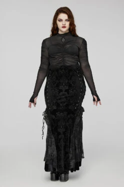 Morbidden Mermaid Maxi Skirt [Plus Size] -Vampirefreaks Sale Store gothic clothing womens 672d9462 a9bd 4ad1 a8e0 e6e1b5c46c48