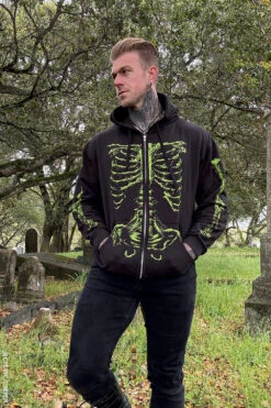 Zombie Rot Skeleton Hoodie [Monster Green] -Vampirefreaks Sale Store gothic clothing 93f641e3 877f 4ead b24b d5a3852f4d6d