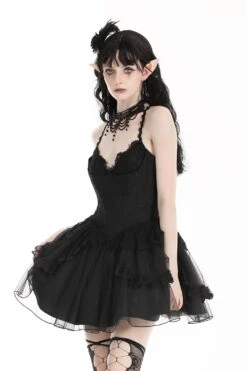 Gothic Coquette Underbust Dress -Vampirefreaks Sale Store gothic coquette underbust dress dresses 359634