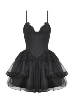 Gothic Coquette Underbust Dress -Vampirefreaks Sale Store gothic coquette underbust dress dresses 738583