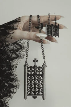 Rotunda Relic Necklace -Vampirefreaks Sale Store gothic cross necklace