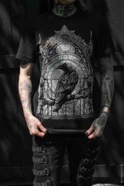 Cathedral Crow T-shirt -Vampirefreaks Sale Store gothic crow tshirt 9cbc2116 f820 4a53 845e f32f3de51f77
