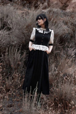 Blackfern Dress -Vampirefreaks Sale Store gothic dress lively ghosts