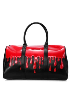 Bloody Drip Weekender Bag -Vampirefreaks Sale Store gothic duffel bag
