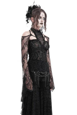 Flared Lace Sleeve Vintage Goth Top -Vampirefreaks Sale Store gothic fashion df4e2b03 eb04 4de1 a539 39c13656761c
