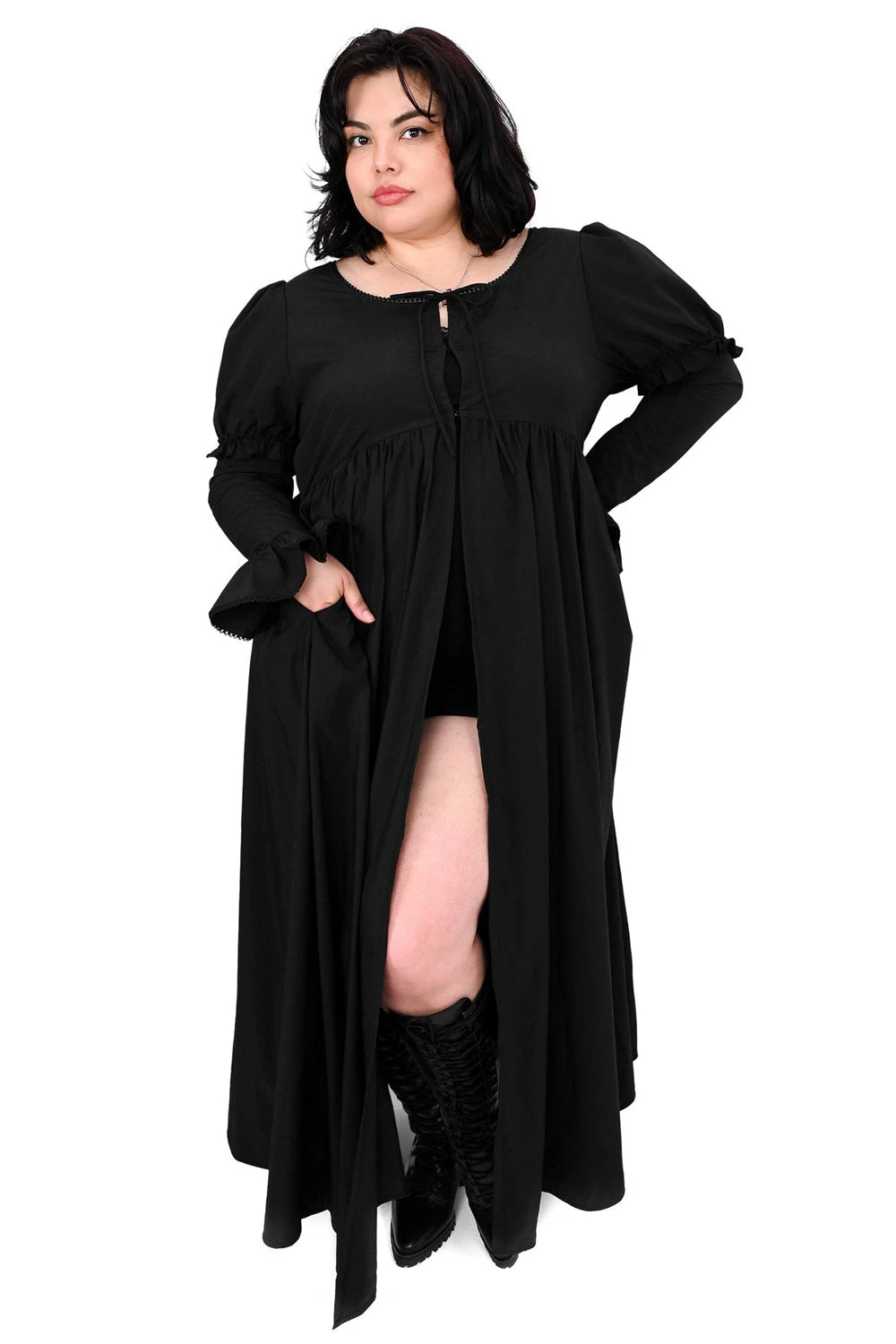 Ellen Puff Sleeve Duster 5 Ellen Puff Sleeve Duster - Image 5