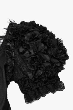 Vampyre Layered Puff Shoulder Lace Dress -Vampirefreaks Sale Store gothic gown 651b54da 556a 4b4f 92c2 a9a1def66a1a