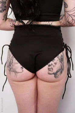 Deadly Kiss Bikini Bottoms -Vampirefreaks Sale Store gothic grunge bikini