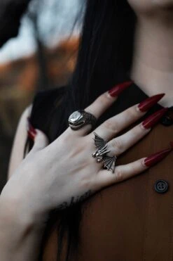 Gothic Guardian Ring -Vampirefreaks Sale Store gothic guardian ring jewelry 174412