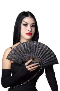 Realistic Bats Fabric Fan -Vampirefreaks Sale Store gothic hand fan