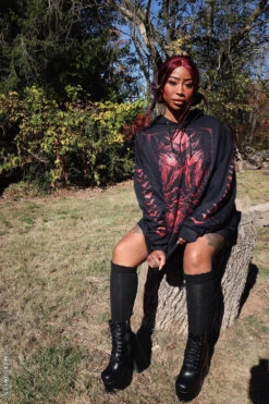 Nosferatu Hoodie W/ Red Bat Sleeves 25 Nosferatu Hoodie W/ Red Bat Sleeves -Vampirefreaks Sale Store gothic hoodie 66c21cb3 979f 4129 8cea 48164320ad7f