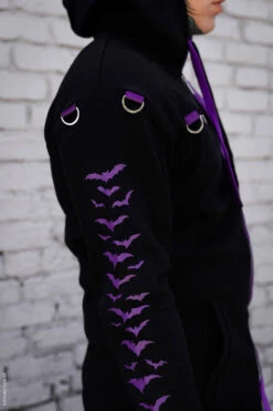 Split Mage Hoodie [Black/Purple] -Vampirefreaks Sale Store gothic jacket dcc93a70 740a 4aa3 9485 2315b705dc33