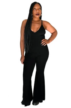 Mega Flare Jumpsuit 11 Mega Flare Jumpsuit -Vampirefreaks Sale Store gothic jumpsuit