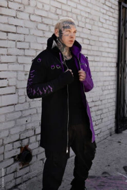 Split Mage Hoodie [Black/Purple] -Vampirefreaks Sale Store gothic long hoodie 9054ed6e 51da 45e6 a0d8 5acd656e249b