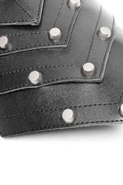 The Silencer Spiked Shoulder Armor -Vampirefreaks Sale Store gothic mens armor