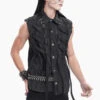 Deathrock Pierced Punk Vest