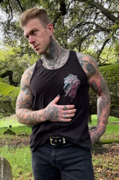 Bat Bite T-shirt -Vampirefreaks Sale Store gothic mens tank top