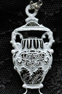 Leeches Black And White Necklace -Vampirefreaks Sale Store gothic necklace e10a252e e031 4489 b83c f3aea98ffbdd