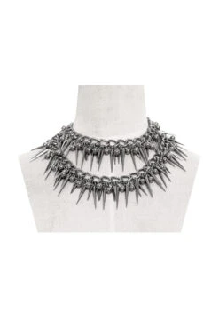 Knightcore Spiked Layered Necklace -Vampirefreaks Sale Store gothic necklaces a5d2e976 359f 46bc 9031 7df960c534d9