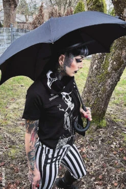 Wednesday Funeral Procession Umbrella [BLACK] -Vampirefreaks Sale Store gothic outfit 2d70f5b9 cf96 4c4e b1b4 95bbe6e5435f