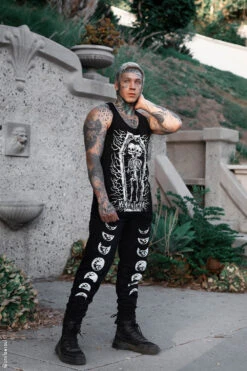 Moon Phase Joggers [UNISEX] -Vampirefreaks Sale Store gothic outfit ea3aef9e 1dd2 46c4 95f5 673979b80a1e