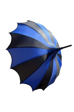 Batwing Pagoda Umbrella [BLACK/BLUE] -Vampirefreaks Sale Store gothic pagoda 70f3ced9 9555 4e48 9ffa e6b13fdf57d7