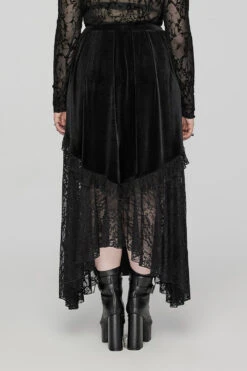 Nightfall Vampire Velvet Skirt -Vampirefreaks Sale Store gothic plus size clothes 60da5433 25df 4382 8d70 5550d5ccd905