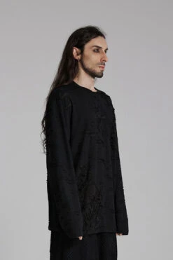 Battered Bones Long Sleeve Shredded Shirt -Vampirefreaks Sale Store gothic shirt 3b2a97a1 d663 46e6 b258 40222b2b90ff