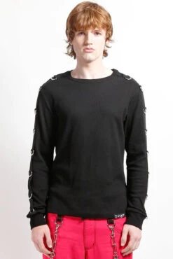 Tripp NYC D-Ring Thermal Top -Vampirefreaks Sale Store gothic shirt cc06de6c 5230 4d12 a39a c8d747bfecc0