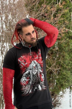 Vampire Bloodfeast T-shirt 24 Vampire Bloodfeast T-shirt -Vampirefreaks Sale Store gothic short sleeve shirt