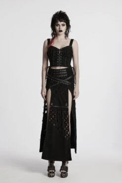 Dark Prophecy Leg Slit Skirt [Turns Into A Mini Skirt] -Vampirefreaks Sale Store gothic skirt 756e050f fe2d 45d2 8d82 f916d56dc1c8