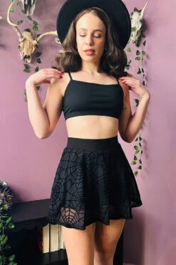 The Morbid Mini Skort [Webs]