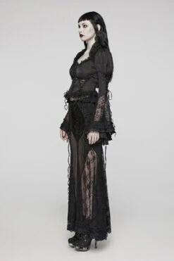Sheer Specter Mesh Maxi Skirt -Vampirefreaks Sale Store gothic skirt 9e070eee 97e7 4c81 aca5 74f254a4b09d