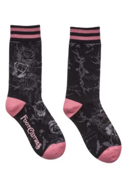 Eternal Roses Crew Socks -Vampirefreaks Sale Store gothic socks eb7fe1a9 f0c7 44cf 83e0 b8fc1cd5d444
