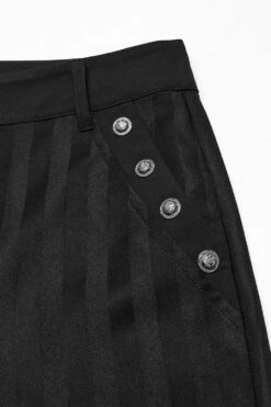 Sweeney Striped Trousers [Black] -Vampirefreaks Sale Store gothic suit