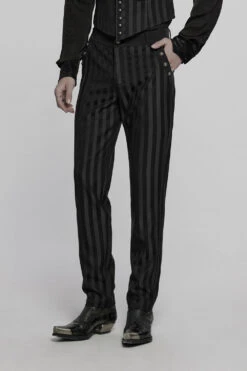 Sweeney Striped Trousers [Black]