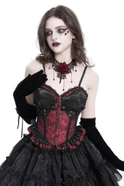 Painting The Roses Red Corset Top