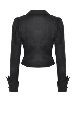 Mavis Batwing Collar Button-Up Shirt [Black] -Vampirefreaks Sale Store gothic top 6daf1eba db51 4ec4 b582 2a70ad08adca