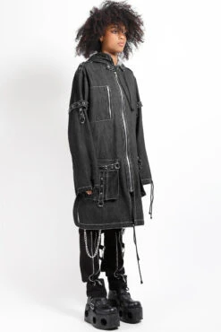 Night Walker Trench Coat -Vampirefreaks Sale Store gothic trench coat